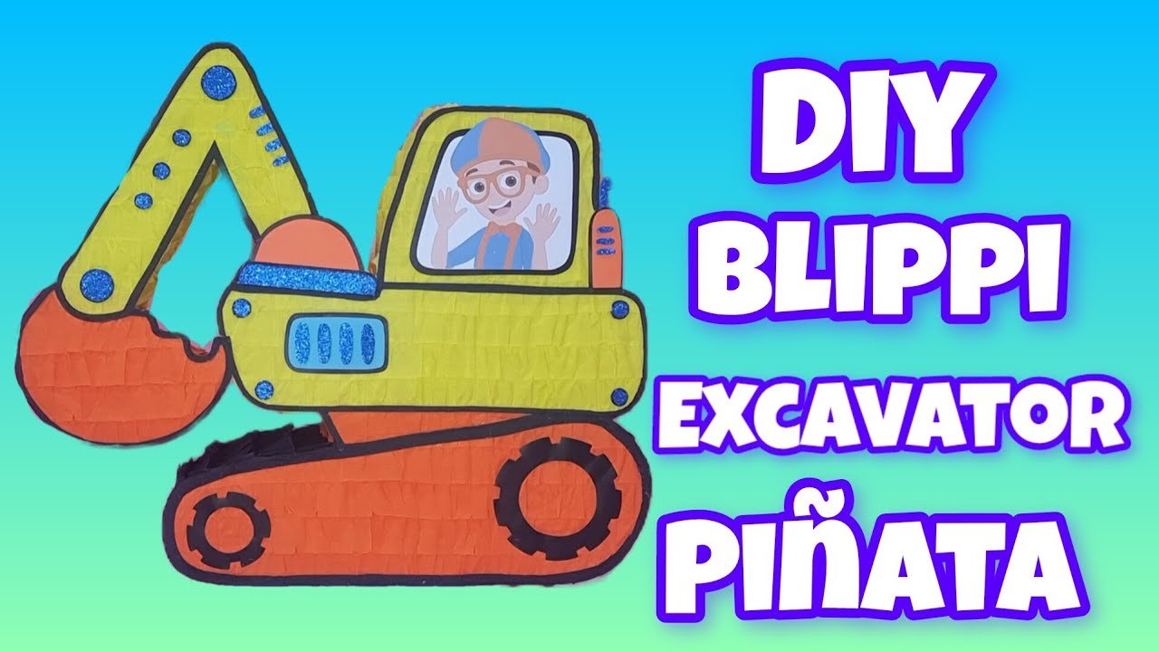 DIY Excavator Piñata Tutorial