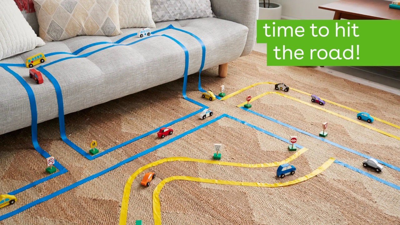 DIY: Make a Masking Tape Speedway