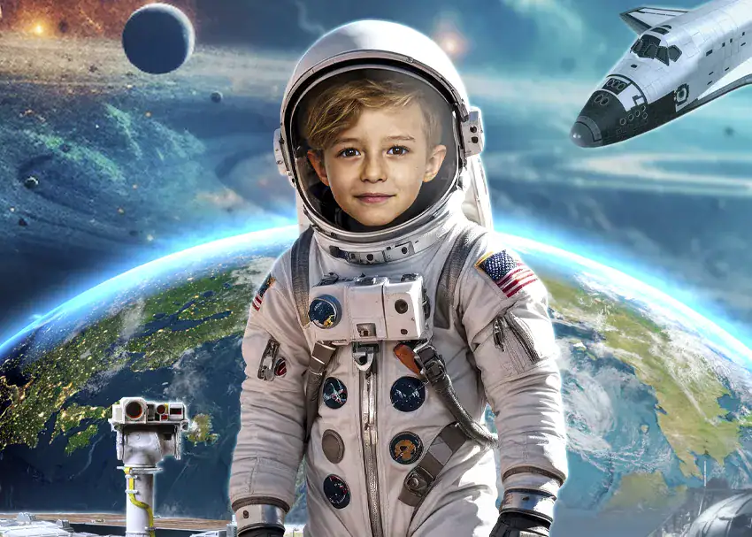 astronaut birthday custom party