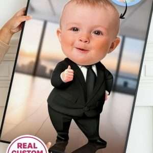 Custom Baby Executive Portrait – Personalized Digital Artwork
