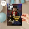 Hip-Hop Birthday Invitation for Baby Boy | Custom Rap 1st Party Photo Invitation 4 Personalized Hip-Hop Birthday Invitation for Baby Boy – Custom Rap 1st Party Photo Invitation – Delivered in 24h – Digital File