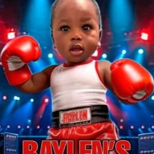 Personalized Doll Box Birthday Invitations & Party Decorations 50 Customer review — Round One Boxing theme