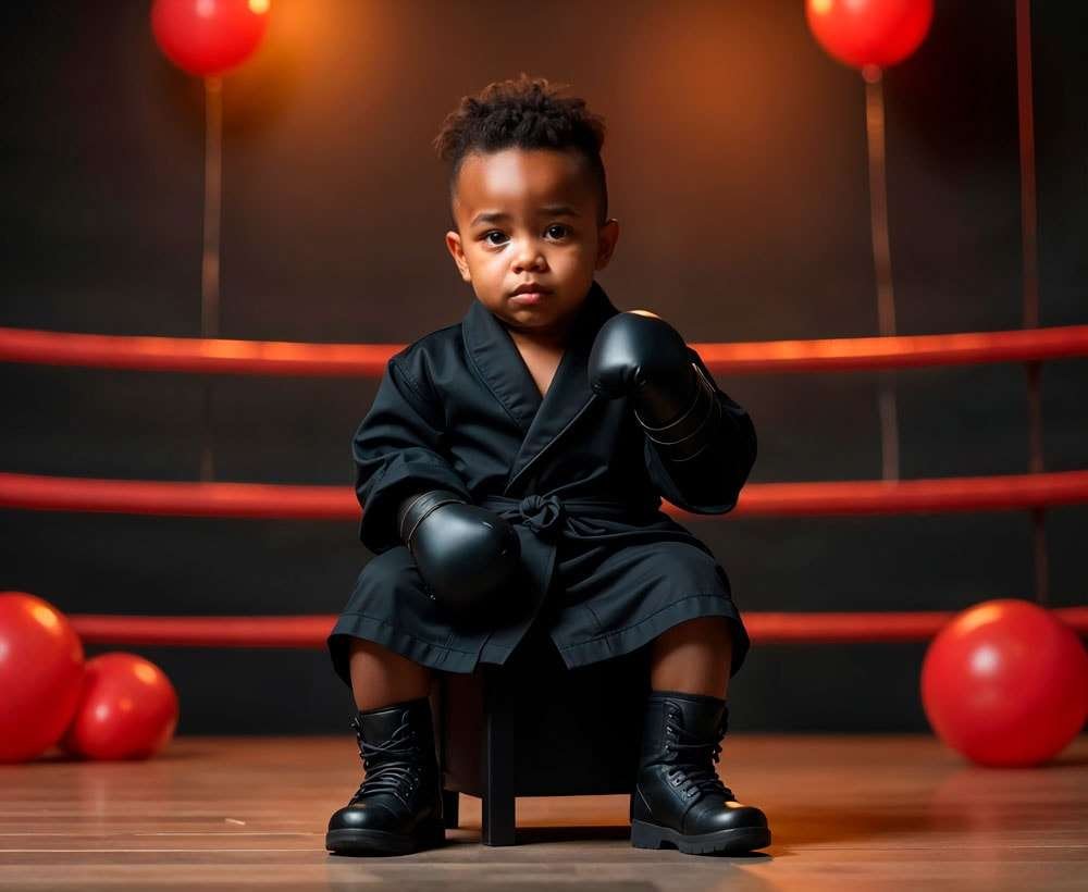 Boxing Baby Photoshoot