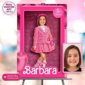 Custom Doll Box Welcome Sign for Girls