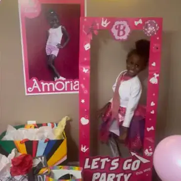 Custom digital birthday Welcome – Doll Box– real order completed for a client by Alice Magic Party