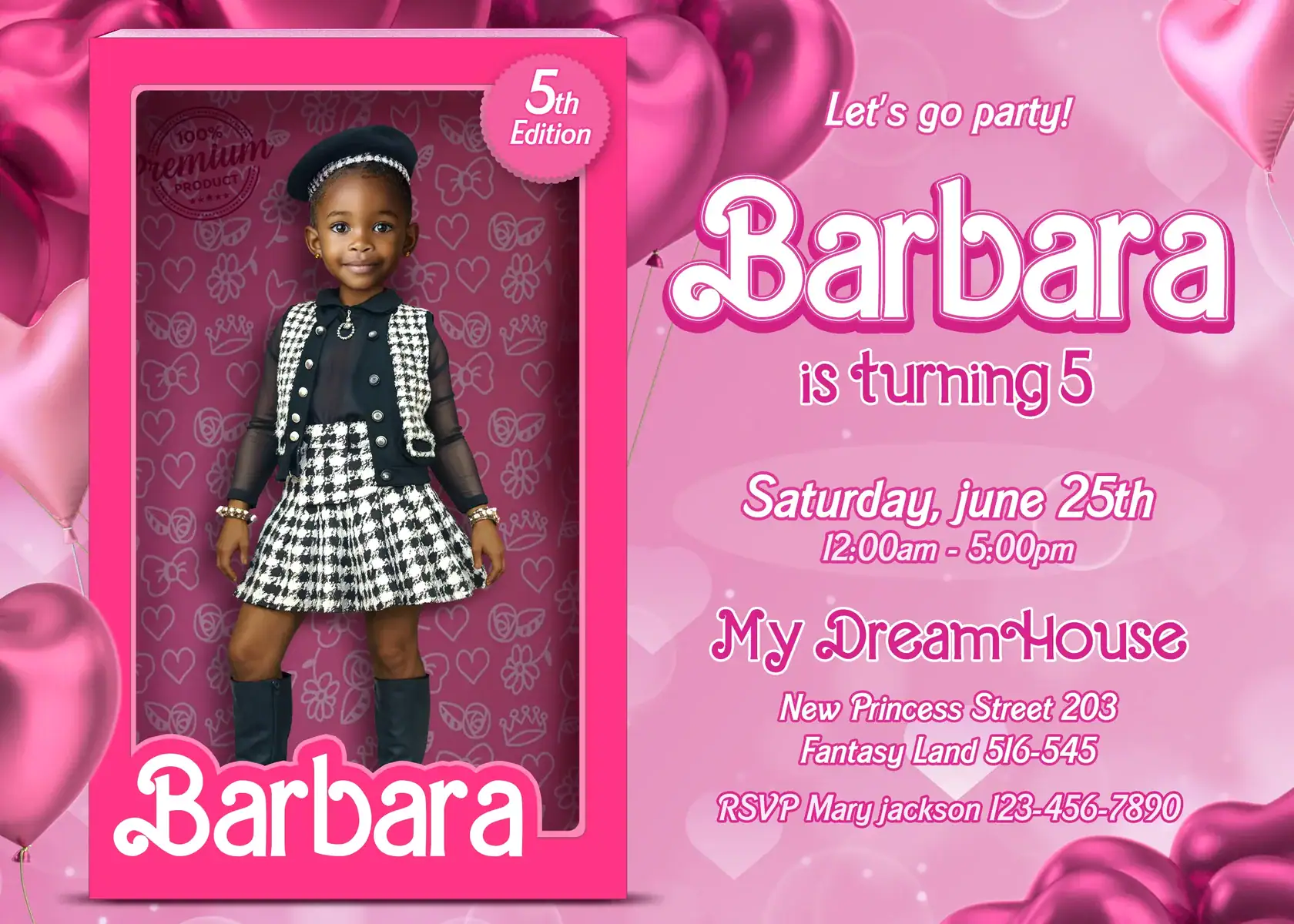 Doll Box Photo Zone Example