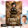 Army Party Welcome Sign – Custom Military Party Decoration With Photo – Delivered in 24h – Digital File (Copy) 2 Army Party Welcome Sign
