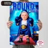Blue Hooded Baby Boxer Welcome Sign | Round One Birthday Poster 3 personalized baby boxing welcome sign party decoration round one baby birthday 1st party 9