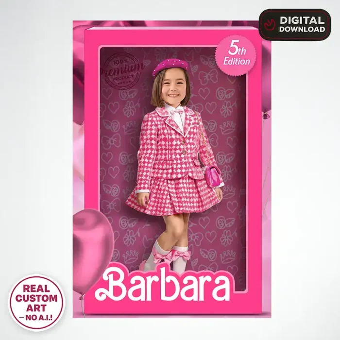 Custom Doll Box Welcome Sign for Girls