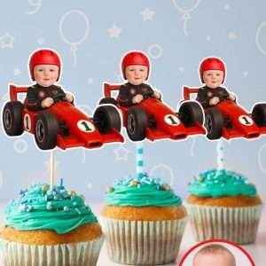 Growing Two Fast Cupcake Toppers – Personalized Digital Download