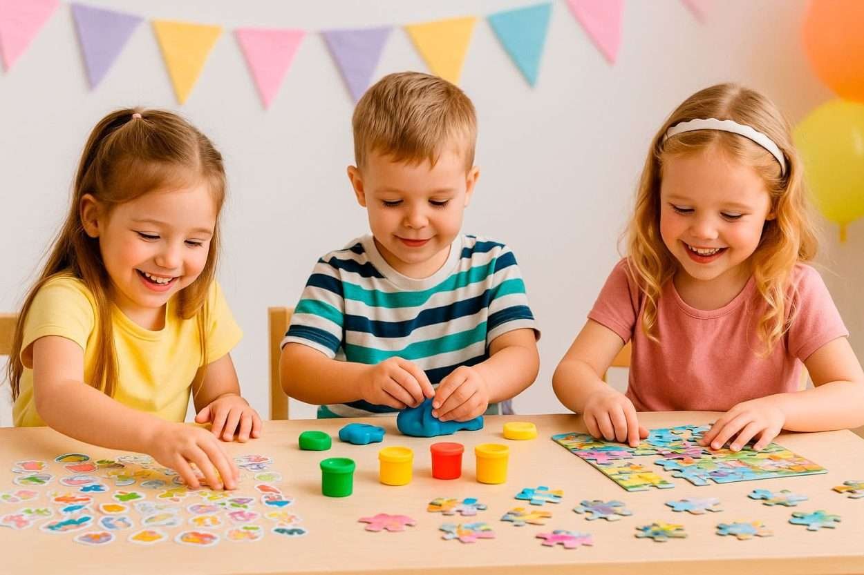 Kids birthday party activity station