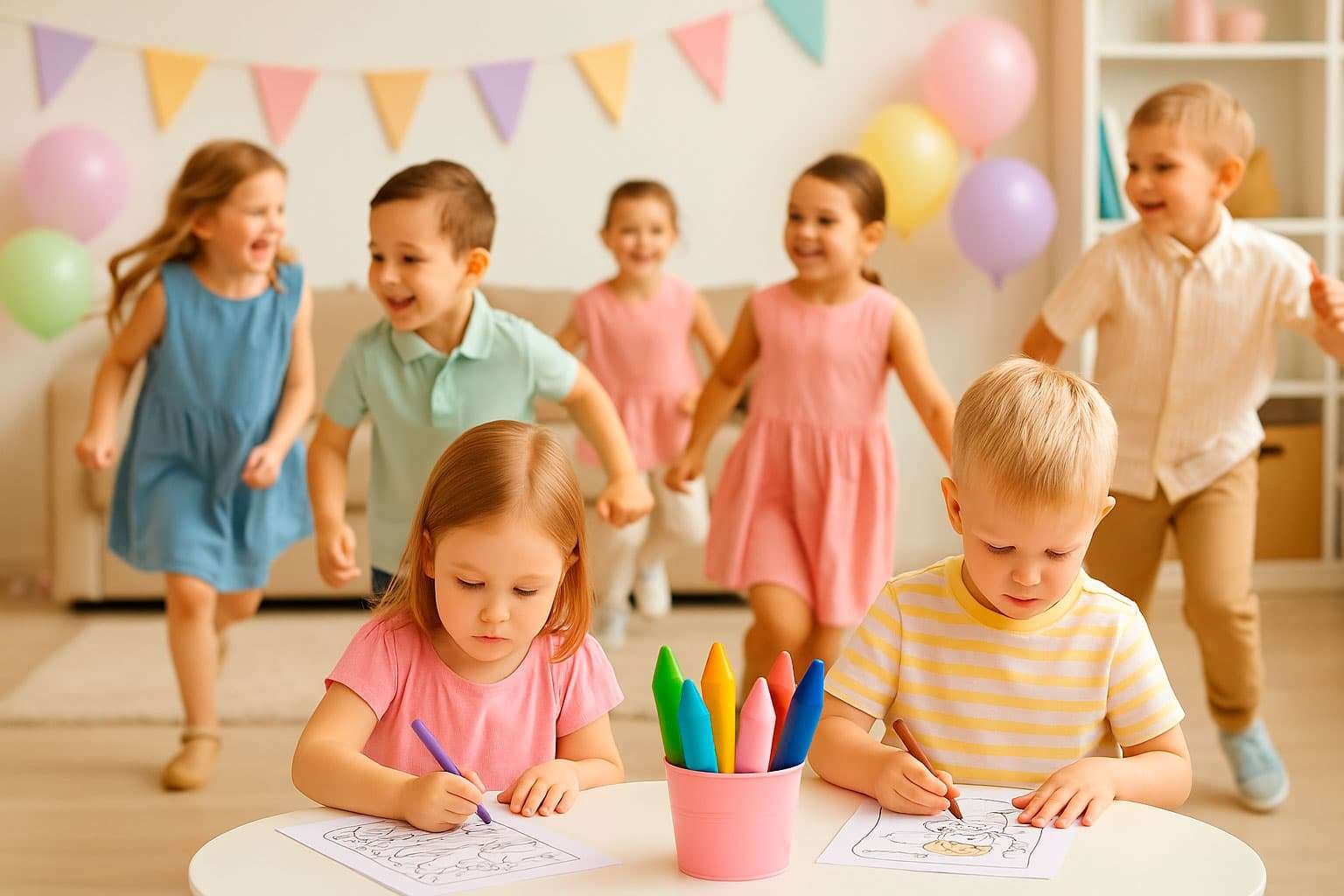 Balancing energy during kids party
