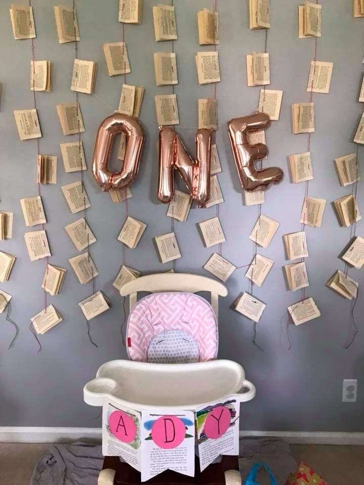 Best First and Second Birthday Party Ideas for Boys and Girls 170 Storybook chapter one themed birthday setup ideas