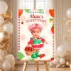 Personalized Sweet Berry Birthday Welcome Sign for Girls – Custom Strawberry Party Decoration – Made to Order Digital File 4 Personalized Sweet Berry Birthday Welcome Sign for Girls – Custom Strawberry Party Decoration – Made to Order Digital File