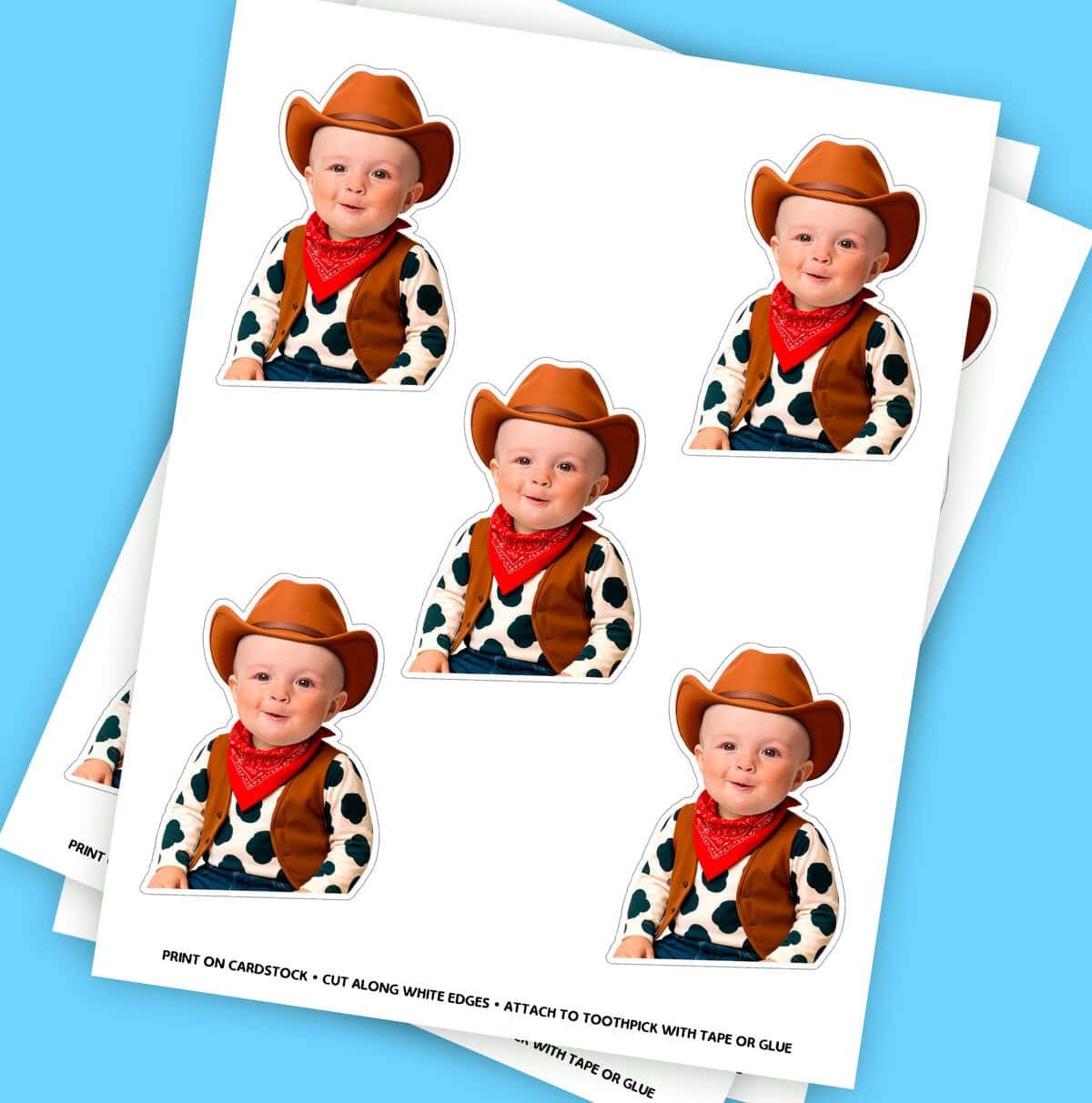 Amazing First Rodeo Birthday Party Ideas and Printable Decorations with Photo
