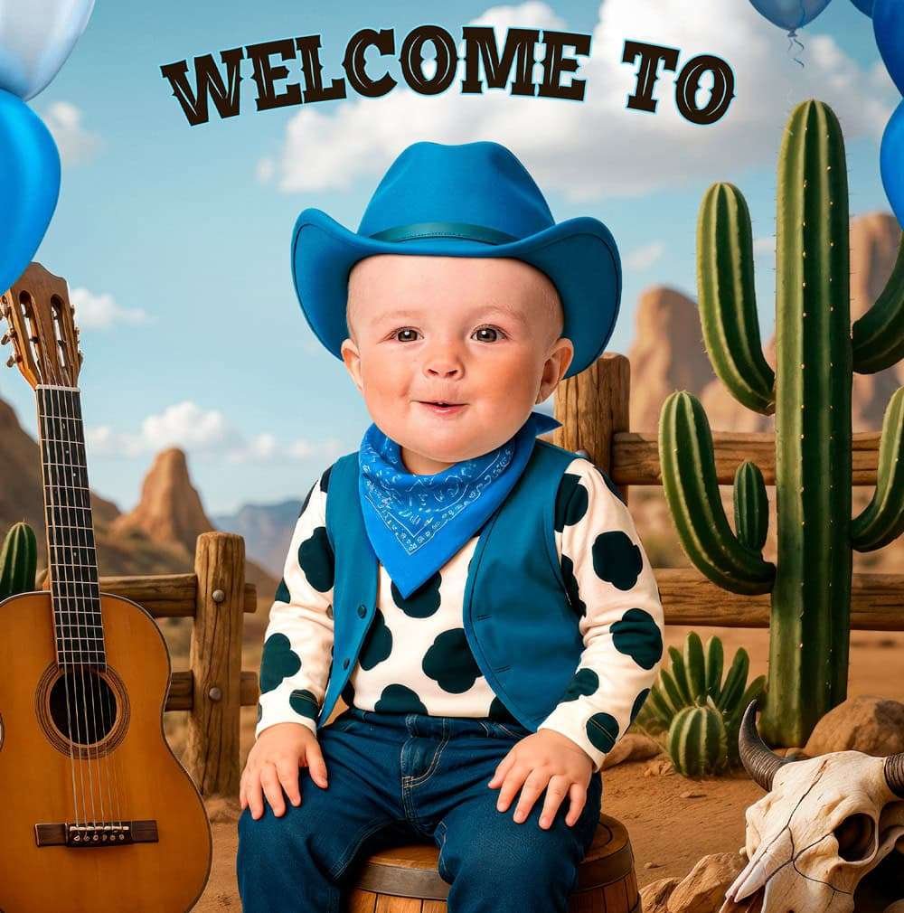 Amazing First Rodeo Birthday Party Ideas and Printable Decorations with Photo