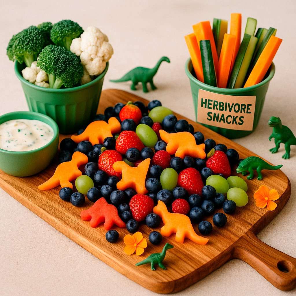 Roaring Fun! How to Organize the Perfect Dinosaur Party for Your Little Explorer 9 Dinosaur party carnivore food ideas including sliders, chicken tenders and eggs