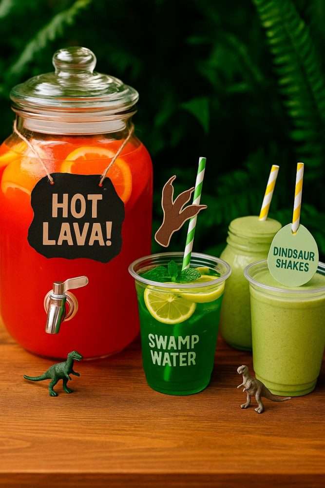 Roaring Fun! How to Organize the Perfect Dinosaur Party for Your Little Explorer 10 Dinosaur party carnivore food ideas including sliders, chicken tenders and eggs