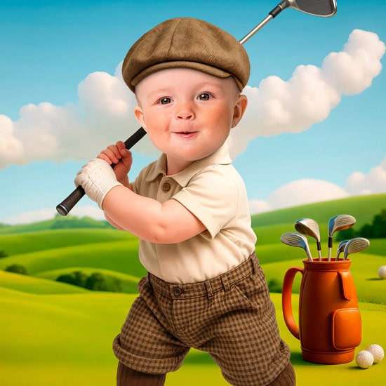 Hole-in-One Birthday Invitations & Party Decor