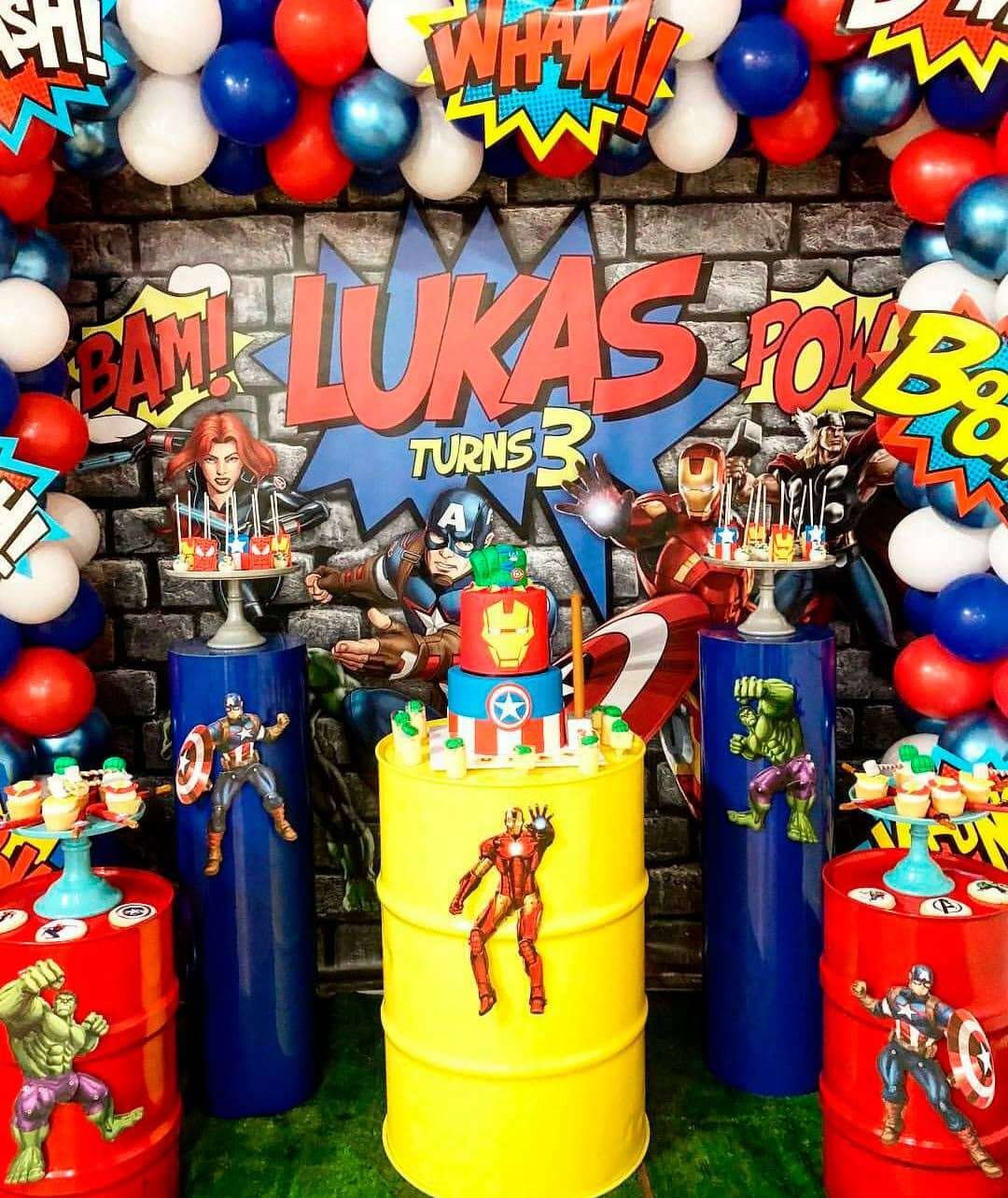 Best First and Second Birthday Party Ideas for Boys and Girls 120 personalized superhero birthday party decorations