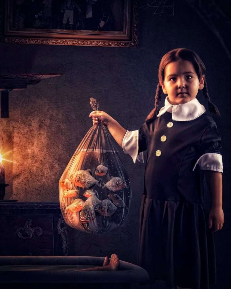 Artistic manual photo editing