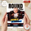 Personalized Baby Boxer “Round One” Birthday Invitation with Black Background – Custom Boxing Theme Party Design – Delivered in 24h – Digital File 3 Personalized Baby Boxer “Round One” Birthday Invitation with Black Background – Custom Boxing Theme Party Design – Delivered in 24h – Digital File