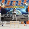 Custom Astronaut Birthday Banner – Space Theme Party Decoration – Delivered in 24h – Digital File 3 Decoration