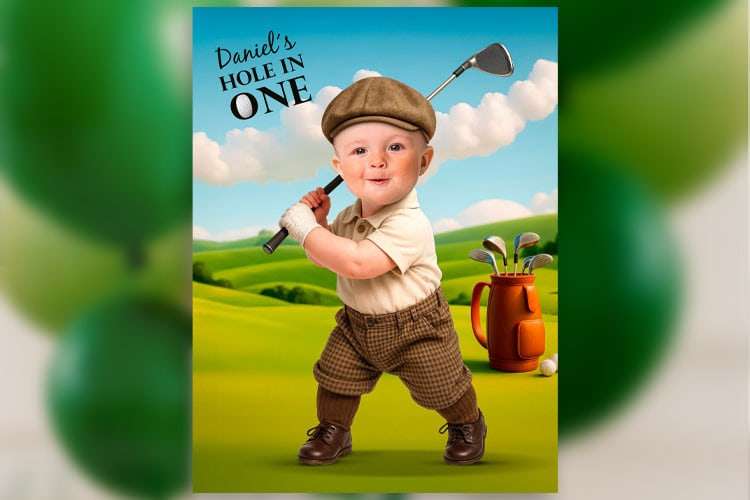 Hole-in-One Welcome Signs