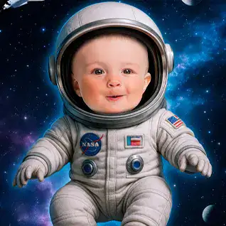 First and Second Birthday Party Ideas and Personalized Printable Decorations with Photo 17 Astronaut Birthday Invitations and Party Decor