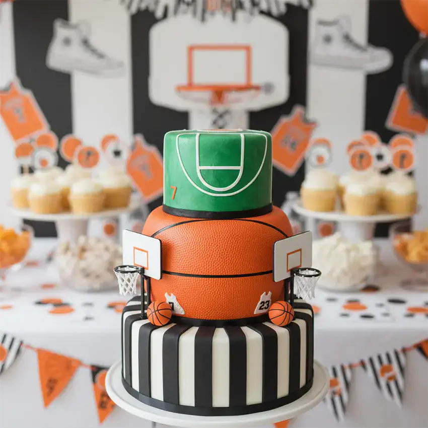 Basketball birthday cake ideas for kids
