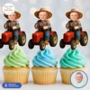 Custom Baby Farmer Cupcake Toppers – Farm Birthday Party Decorations – Delivered in 24h – Digital File 2 Custom Baby Farmer Cupcake Toppers – Farm Birthday Party Decorations – Delivered in 24h – Digital File
