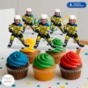 Custom Ice Hockey Cupcake Toppers – Hockey Birthday Party Decorations – Delivered in 24h – Digital File 3 Custom Ice Hockey Cupcake Toppers – Hockey Birthday Party Decorations – Delivered in 24h – Digital File