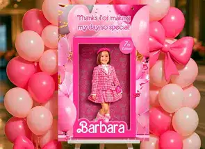 Doll Box Thank You Card