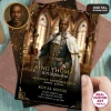 Royal King Birthday Invitation | Custom Photo Prince Gold & Blue Invite 2 Royal King Birthday Invitation Gold and Blue Style