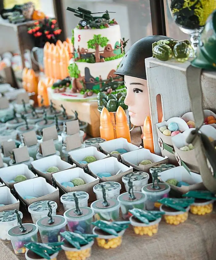 Army birthday decoration ideas