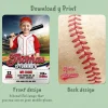 Baseball Invitation with Photo | Custom All-Star Game Day Invite 5 Baseball Invitation With Photo – Custom Rookie Of The Year Birthday Invitation – Delivered in 24h – Digital File