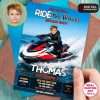 Jet Ski Birthday Invitation – Custom Jet Ski Photo Invitation – 24h Delivery – Digital File 2 Jet Ski Birthday Invitation – Custom Jet Ski Photo Invitation – 24h Delivery – Digital File