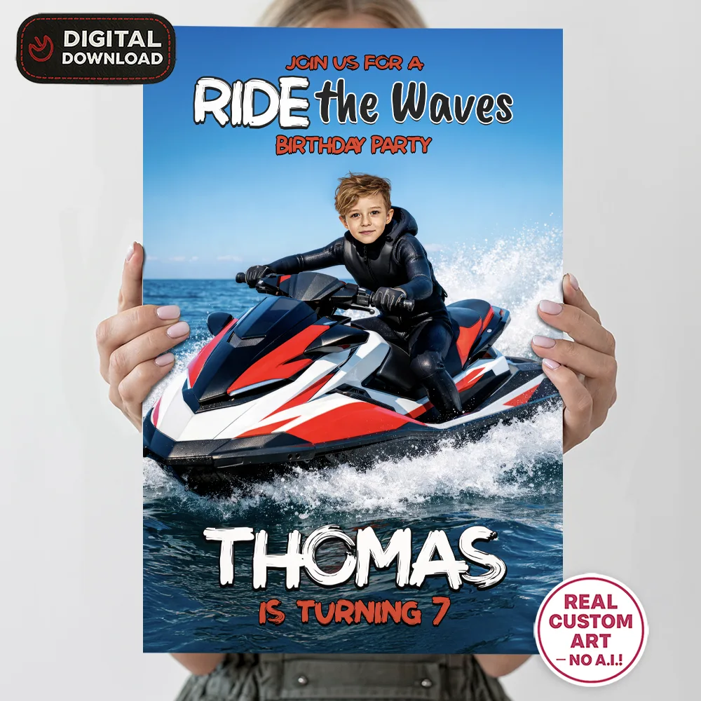 Jet Ski Photo Welcome Sign – Custom Jet Ski Theme Design – Delivered in 24h – Digital File 2 Jet Ski Photo Welcome Sign – Custom Jet Ski Theme Design – Delivered in 24h – Digital File