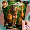Jungle Birthday Photo Invitation – Custom Safari Party Invitation – Delivered in 24h – Digital File 2 Personalized Jungle Birthday Photo Invitation – Custom Safari Party Invitation – Delivered in 24h – Digital File
