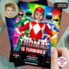 Personalized Power Rangers Birthday Invitation | Custom Power Rangers Photo Invite 3 Personalized Power Rangers Birthday Invitation | Custom Power Rangers Photo Invite
