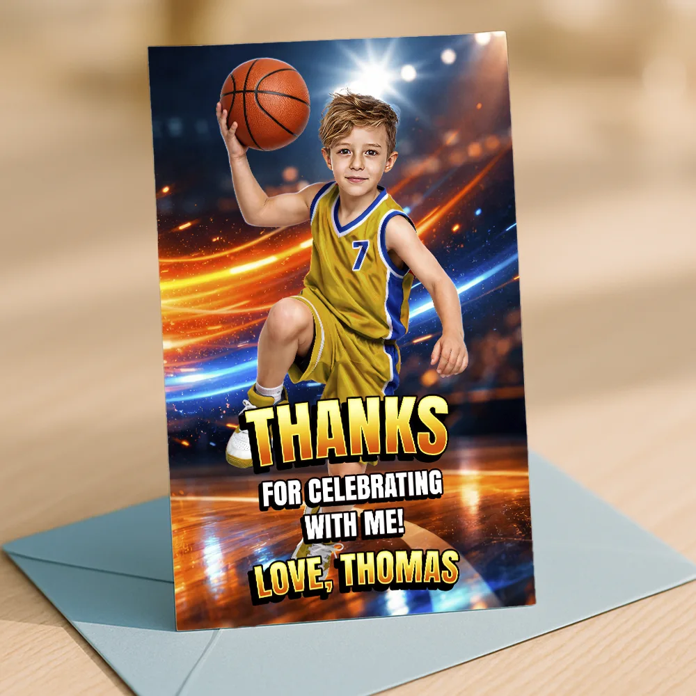 Basketball Birthday Bundle – Personalized Basketball Party Pack with Photo – Digital Download – Ready in 24h 5 Basketball Birthday Bundle – Personalized Basketball Party Pack with Photo – Digital Download – Ready in 24h - Image 5