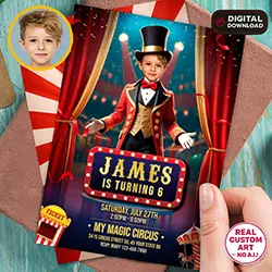 Circus Invitations