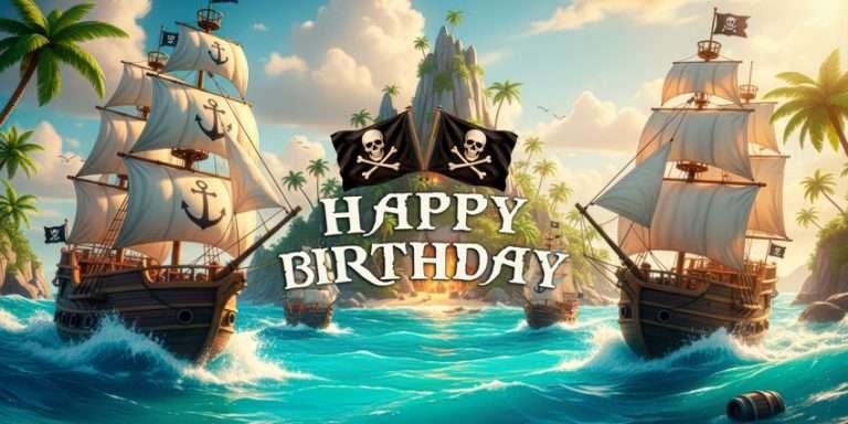 Free Pirate Birthday Banner