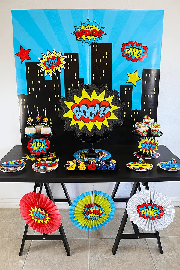 Superhero birthday party budget-friendly ideas
