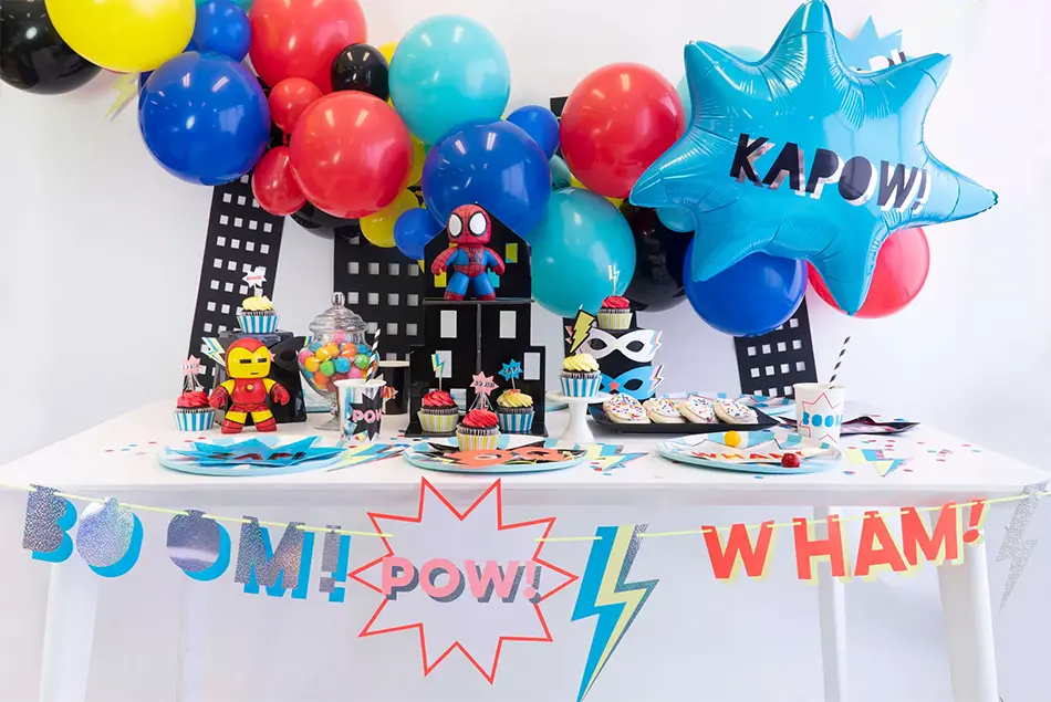 DIY superhero decorations and party tips
