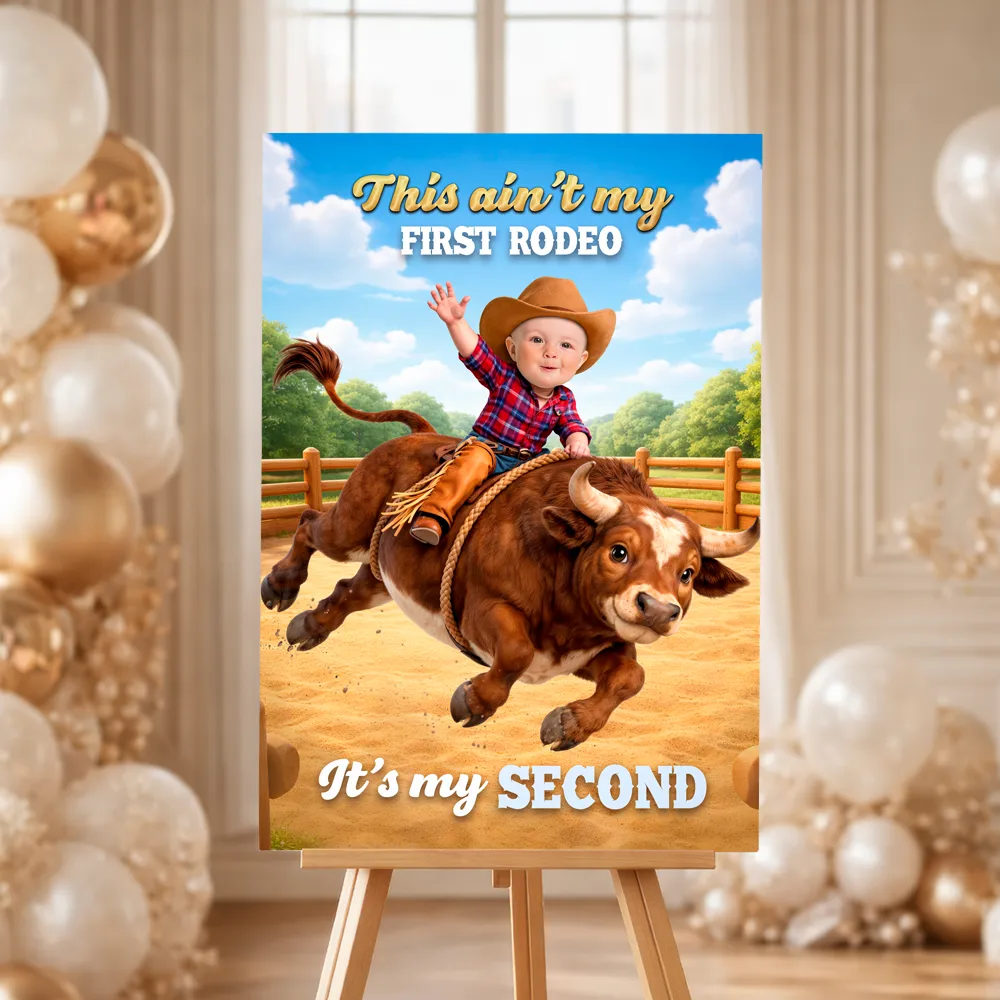 2nd Birthday Rodeo Welcome Sign – This Ain’t My First Rodeo Photo Welcome Sign – 2nd Birthday Rodeo Party Decoration – Delivered in 24h – Digital File 2 2nd Birthday Rodeo Welcome Sign – This Ain’t My First Rodeo Photo Welcome Sign – 2nd Birthday Rodeo Party Decoration – Delivered in 24h – Digital File - Image 2