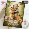 Cute Jungle Photo Welcome Sign – Personalized Wild One Party Decor (24h Delivery) – Digital Download 2 Cute Jungle Photo Welcome Sign – Personalized Wild One Party Decor (24h Delivery) – Digital Download