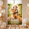 Cute Jungle Photo Welcome Sign – Personalized Wild One Party Decor (24h Delivery) – Digital Download 4 Cute Jungle Photo Welcome Sign – Personalized Wild One Party Decor (24h Delivery) – Digital Download