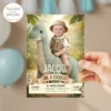 Baby Dinosaur Invitation – Custom 1st Birthday Photo Invitation – Delivered in 24h – Digital File 4 Baby Dinosaur Invitation – Custom 1st Birthday Photo Invitation – Delivered in 24h – Digital File