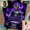Black Panther Photo Invitation | Personalized Black Panther Birthday Invite 2 Black Panther Photo Invitation | Personalized Black Panther Birthday Invite